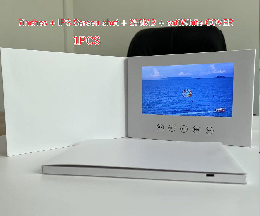 7-inch Electronic Album Video Greeting Card Brochure